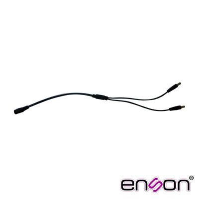 distribuidor tipo pulpo enson ens-dc12 de 1 a 2 canales ideal para alimentacion de camaras de cctv