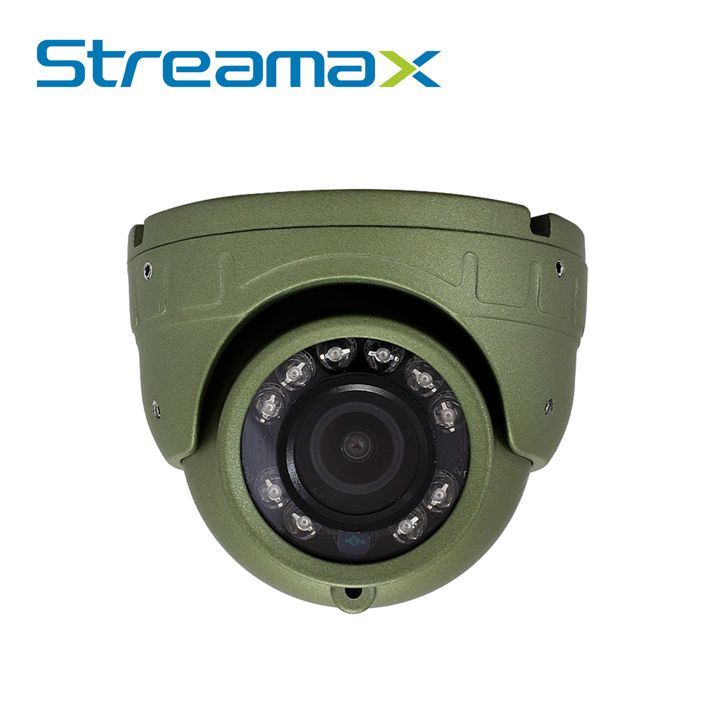camara domo ahd streamax mc303hd / 1mp / 2.8mm / 5m ir / ip54 / conector din de 4 pines / 12 vcd / interior