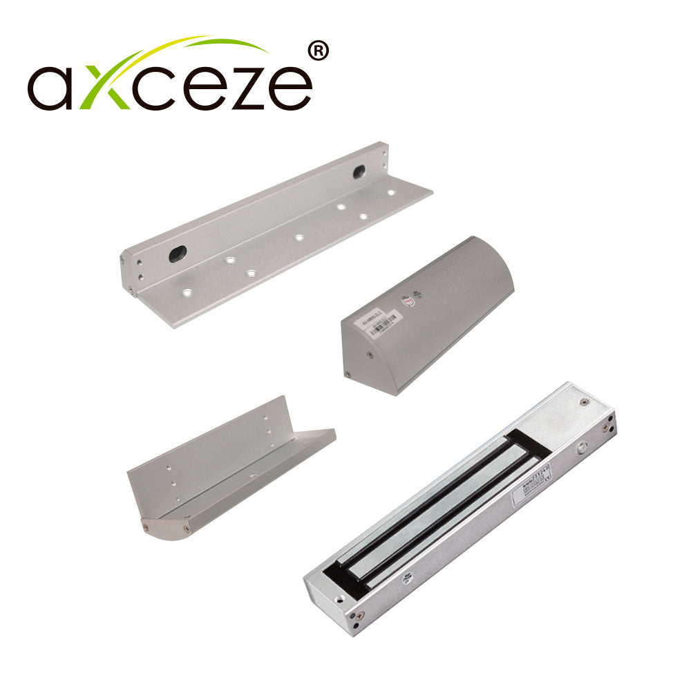 mzt620 kit con 1x chapa magnetica electroiman ax-m620t + 1x bracket tipo zl ax-m620zl