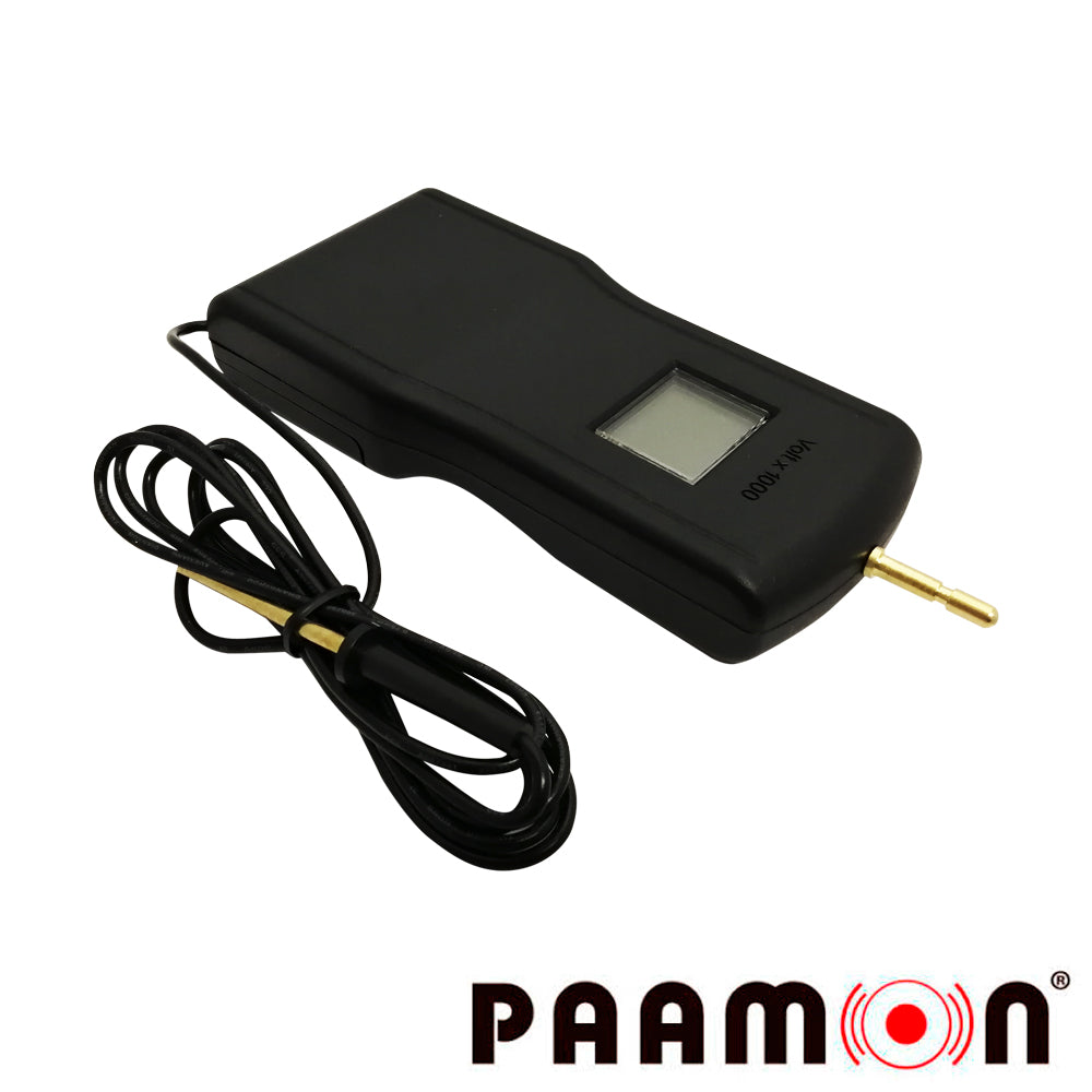 medidor de voltaje para cerca electrificada paamon pam-volt rango de medicion de 200 a 15000 volts con pantalla lcd requiere pila de 9v (no incluida)