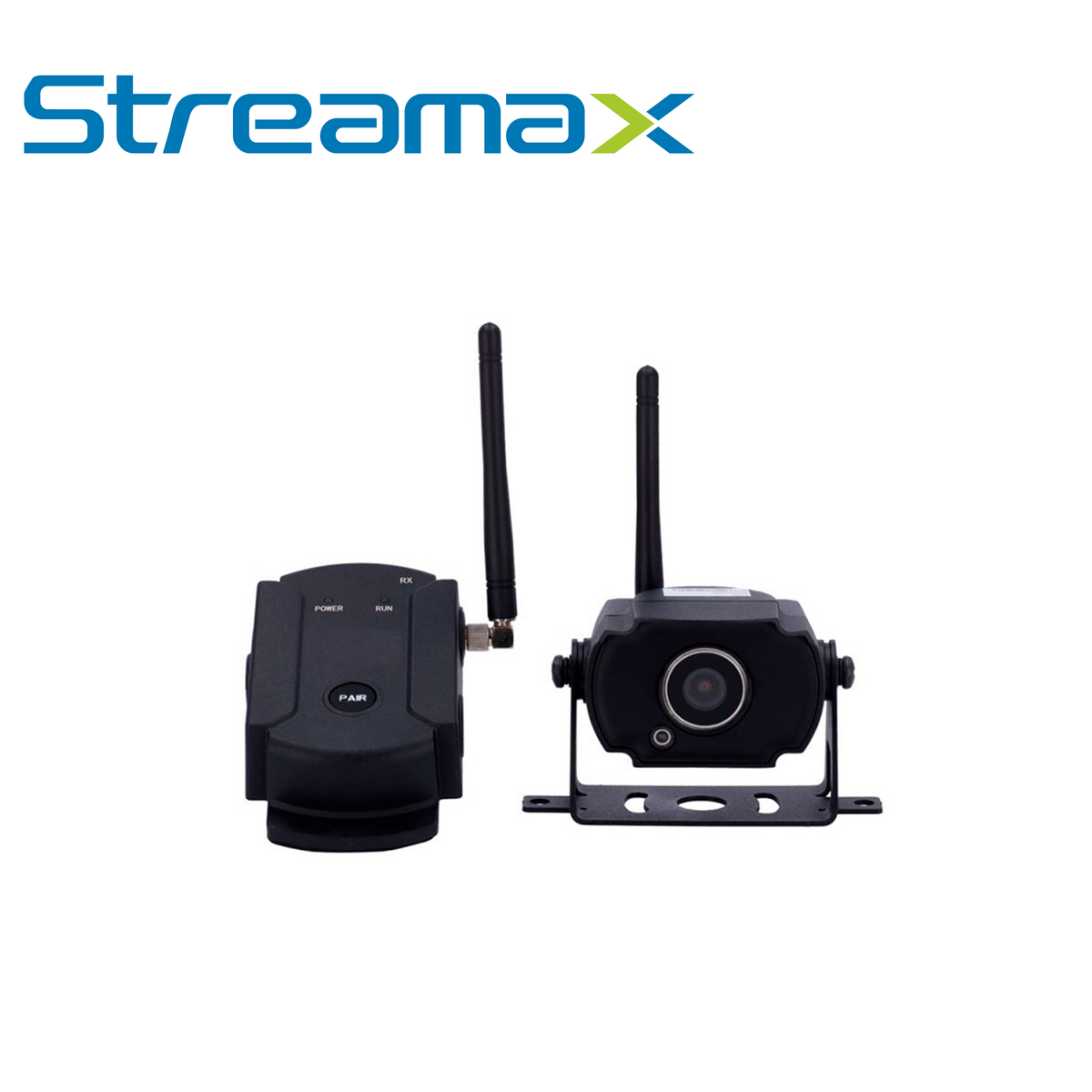 kit wi-fi streamax mca42 / camara wi-fi transmisora de 2mp + receptor inalambrico de señal con conector din de 4 pines / hasta 300 metros de transmision / compatible con cualquier mdvr solo 1 kit