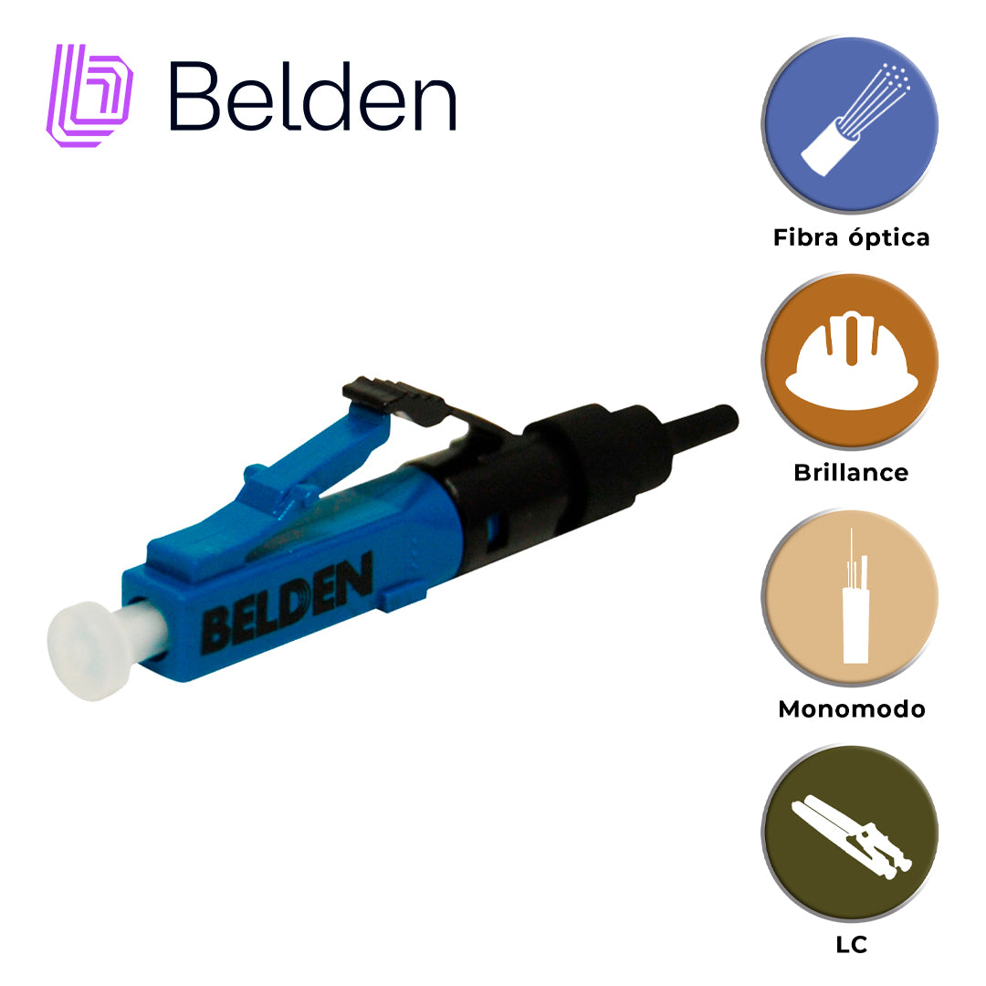 conector fx brilliance monomodo belden ax105203-s1 / os2 / azul / lc