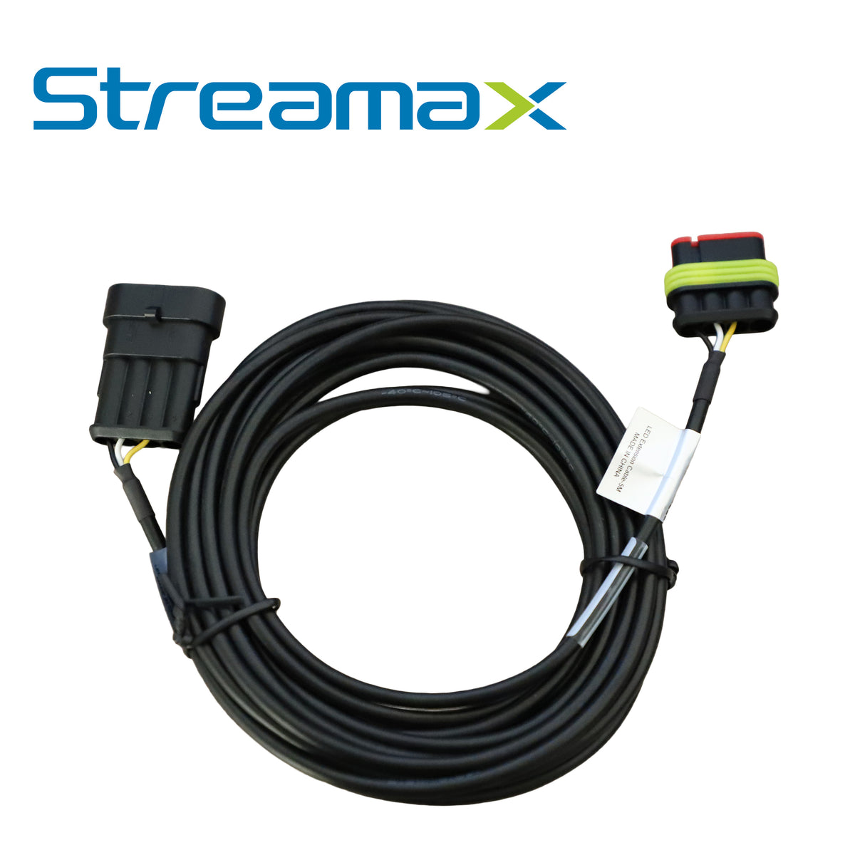 cable alargador streamax mcbl50 led / 4 pines / 5m / compatible con los modelos andled-front/andled-rear/andled-side