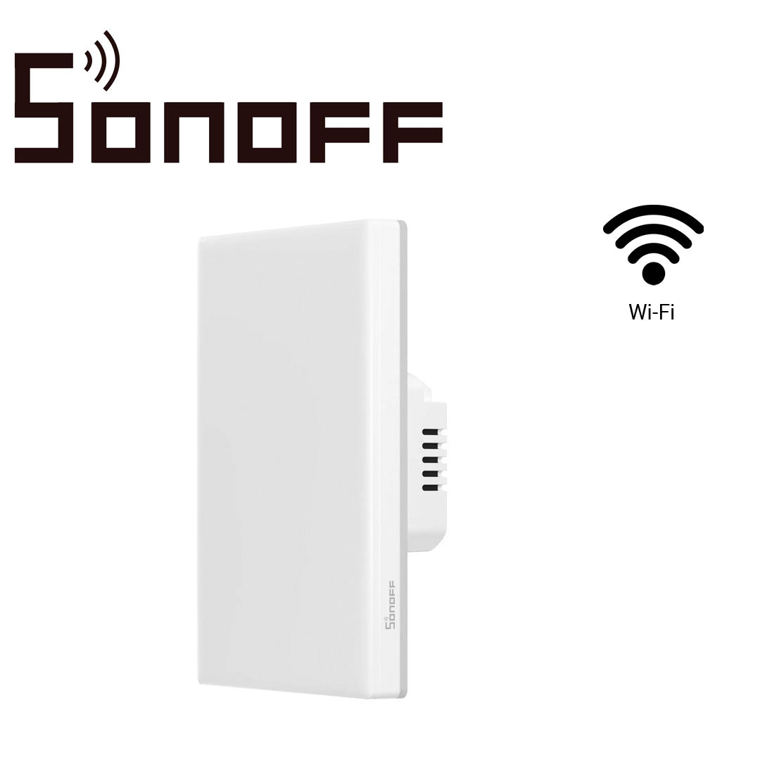 apagador de pared touch tx ultimate sonoff t5-1c-120 / 1ch on/off inalambrico / wifi 2.4ghz / color blanco / luz ambiental / vibra/suena/se ilumina al tocarlo / compatible con alexa/google home/ifttt / app ios y android / hasta 5amp por canal