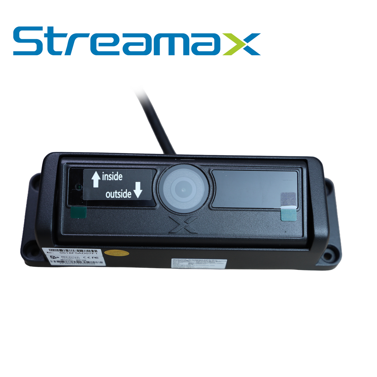 camara master contadora de personas ip streamax mp3m-em / 2mp / 2.7mm / 3m ir / ip54 / conector din 6 pines / 12 vcd / interior / montaje en techo embebido
