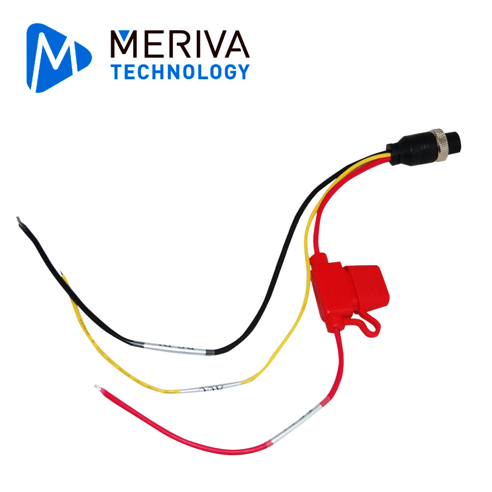 cable de alimentacion streamax mdvr-source / conector din 9 pines / alimentacion de mdvrs / cuenta con fusibles de proteccion contra descargas electricas / compatible con mdvrs serie m1n 2.0 y mx3npro