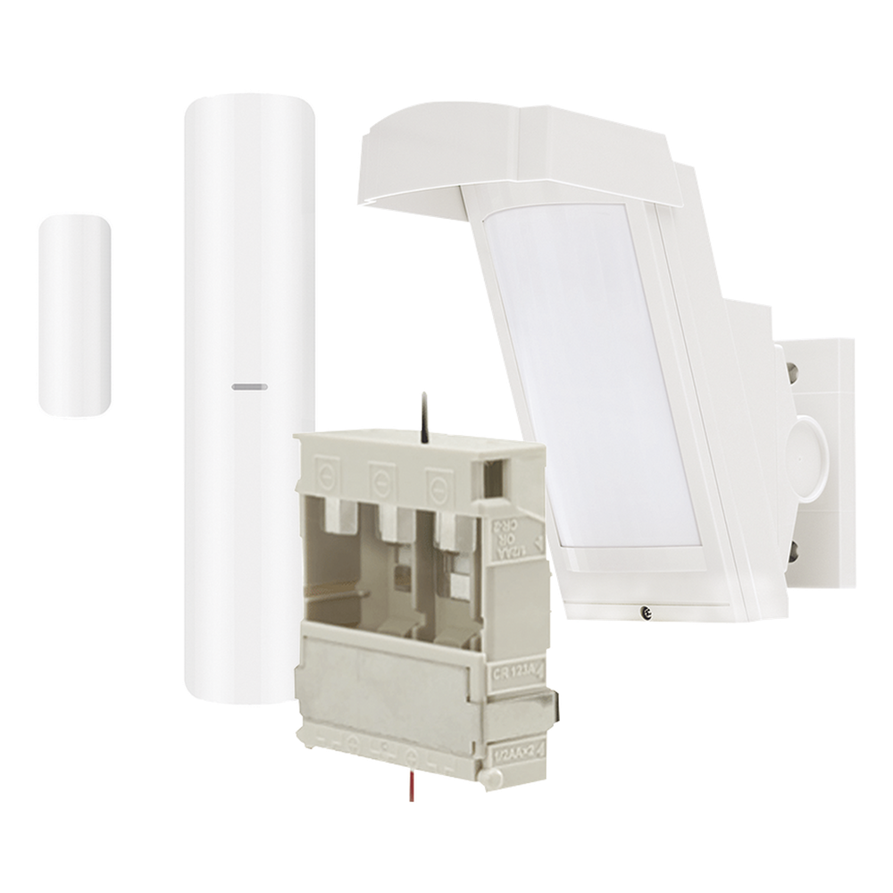 Detector de Movimiento PIR Antimascara / 100% Exterior / Inalámbrico / Hasta 12 metros a 85°; de cobertura/ Instalación a 3 metros / Incluye transmisor DS-PDMC-EG2-WB(B) para paneles AXPRO
