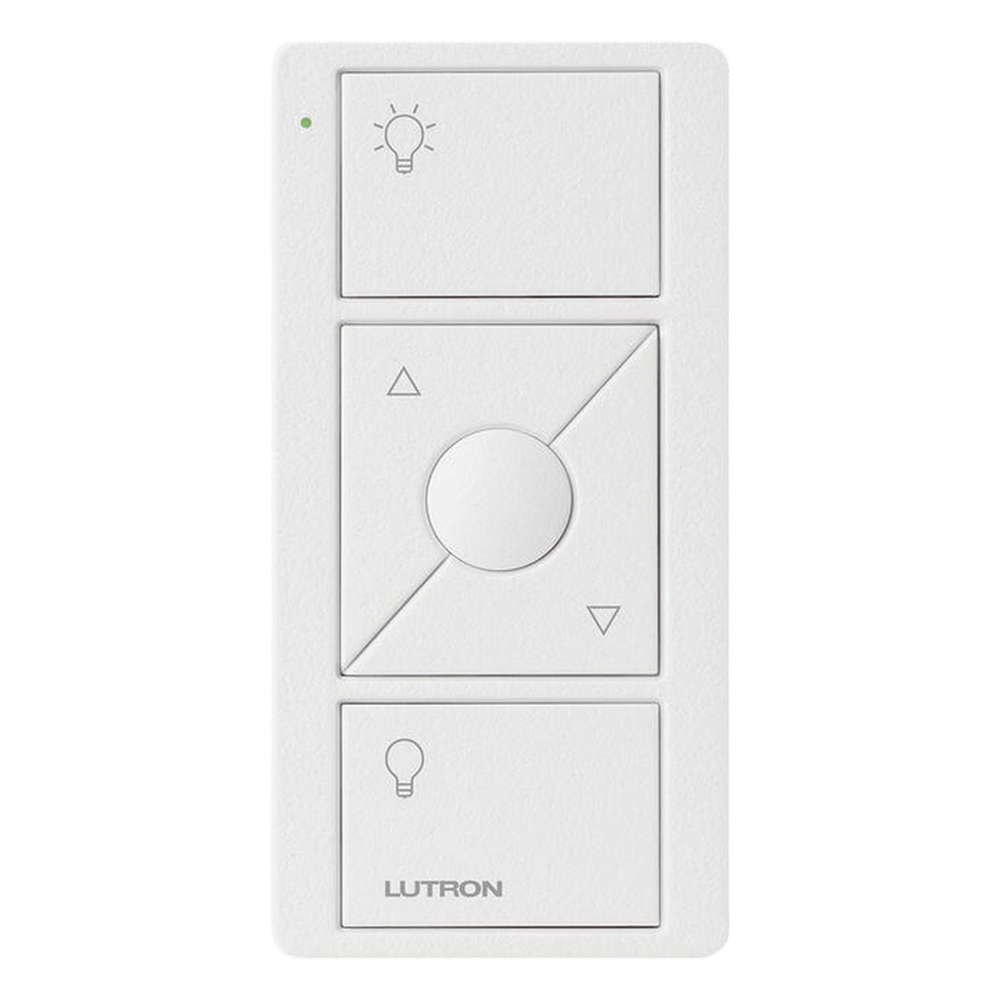 Control remoto inalámbrico Pico de 3 botones con subir/bajar de intensidad, para atenuadores Caseta y RA2