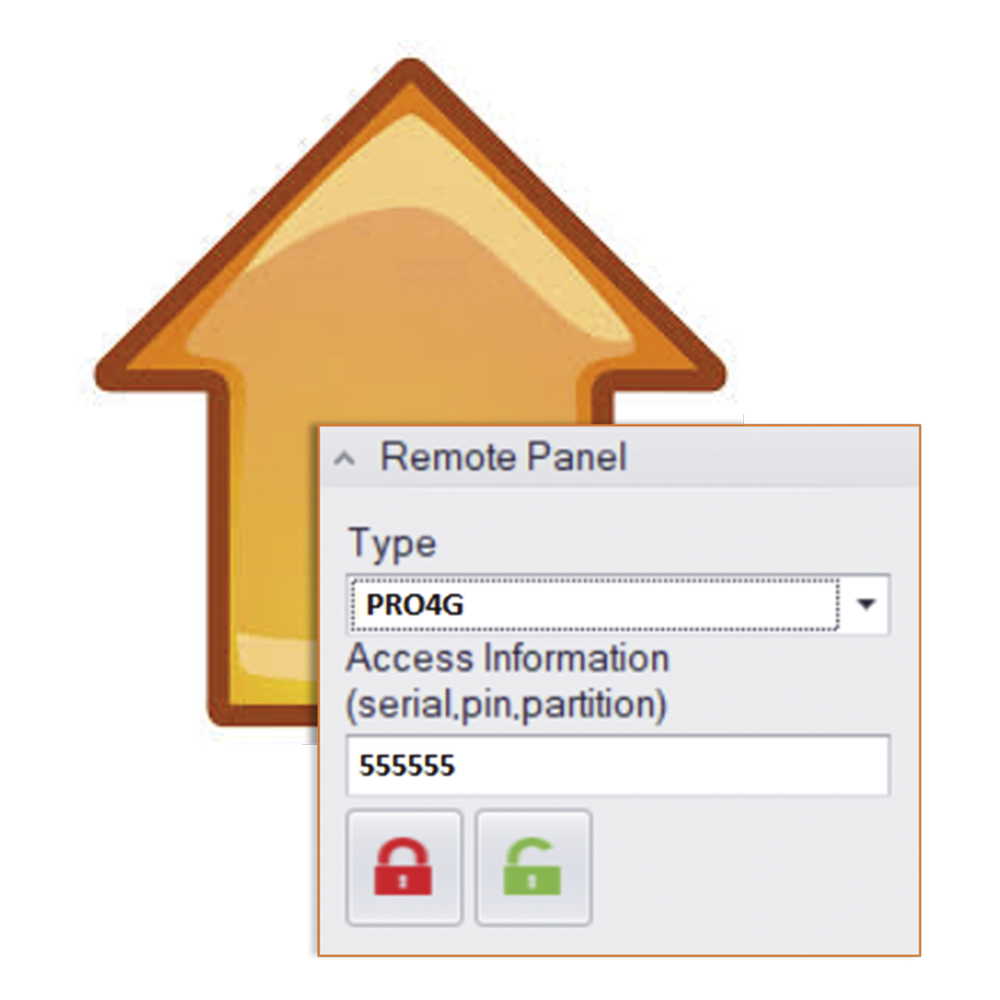 Licencia, para armar, desarmar comunicadores, paneles M2M y paneles de alarmar AXPRO desde Securithor versión superior a 2.1.9 +