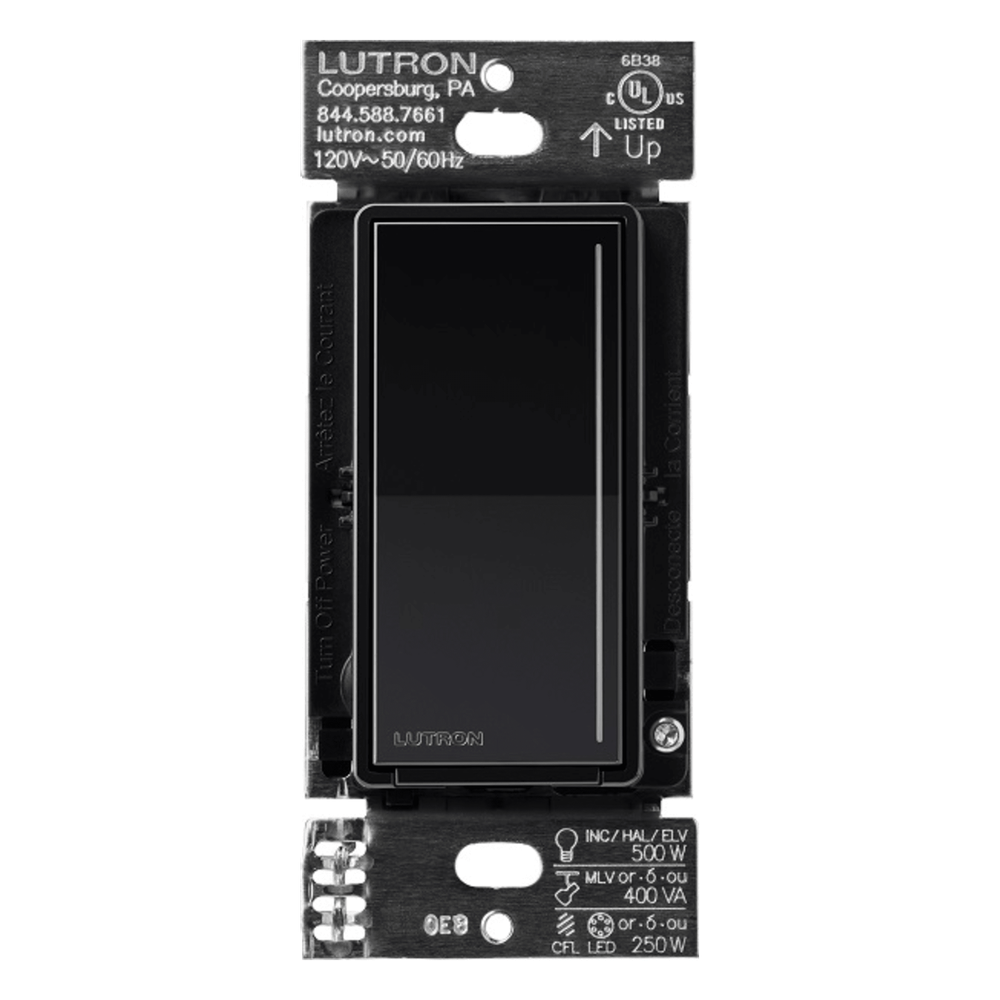Atenuador auxiliar con panel táctil RF, 120 V, para instalación en 3 vías o escalera, sistema RadioRA 3 Sunnata