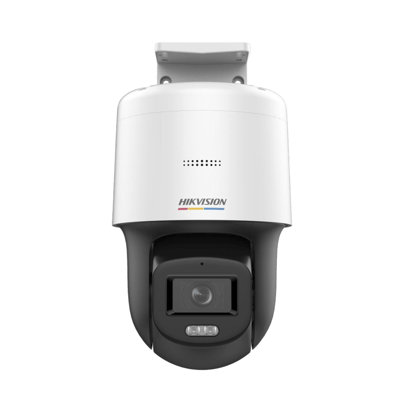 Domo PT IP 4 Megapixel / Lente 4 mm / Luz Blanca 30 mts / dWDR / PoE / IP66 / Micrófono y Bocina Interconstruido / Micro SD / Incluye Montaje de Pared y Techo