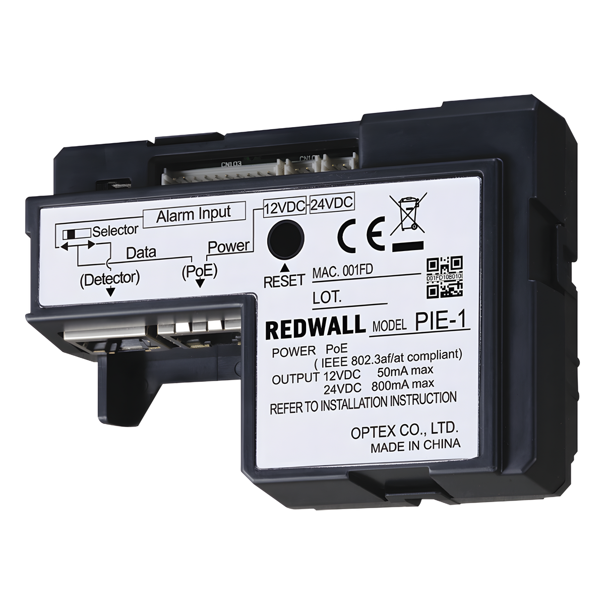 CODIFICADOR POE IP para las series REDWALL SIP, REDSCAN (RLS3060), REDBEAM