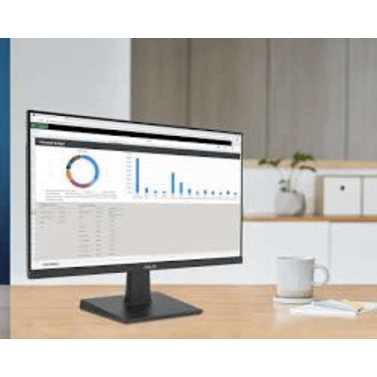 Monitor Gaming 23.8" Full HD IPS / 100 Hz SmoothMotion / 1 ms MPRT / Adaptive-Sync VRR / Tecnología ASUS Eye Care / Sin Marco / Montaje VESA 100x100