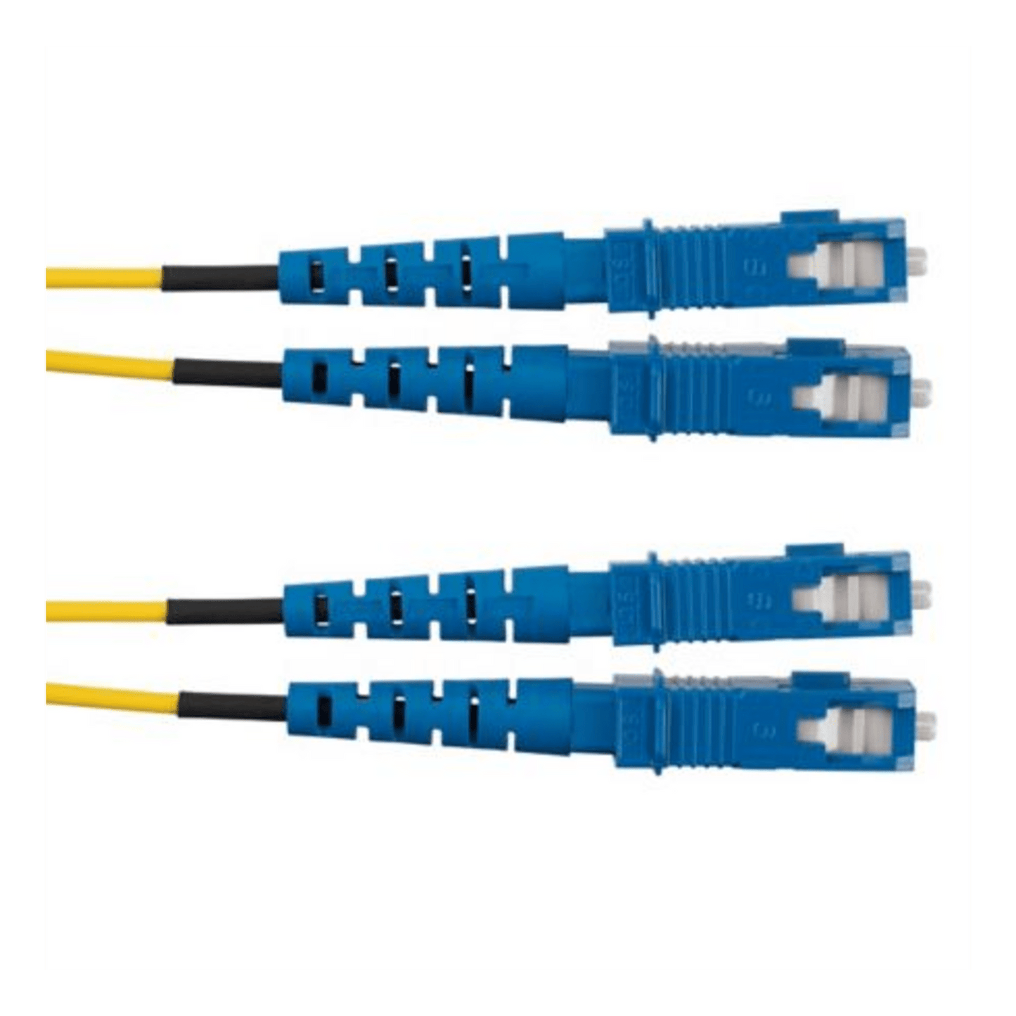 Jumper de Fibra Optica Monomodo 9/125 OS2, SC-SC Duplex, OFNR (Riser), Color Amarillo, 3 Metros (9.84 Pies)