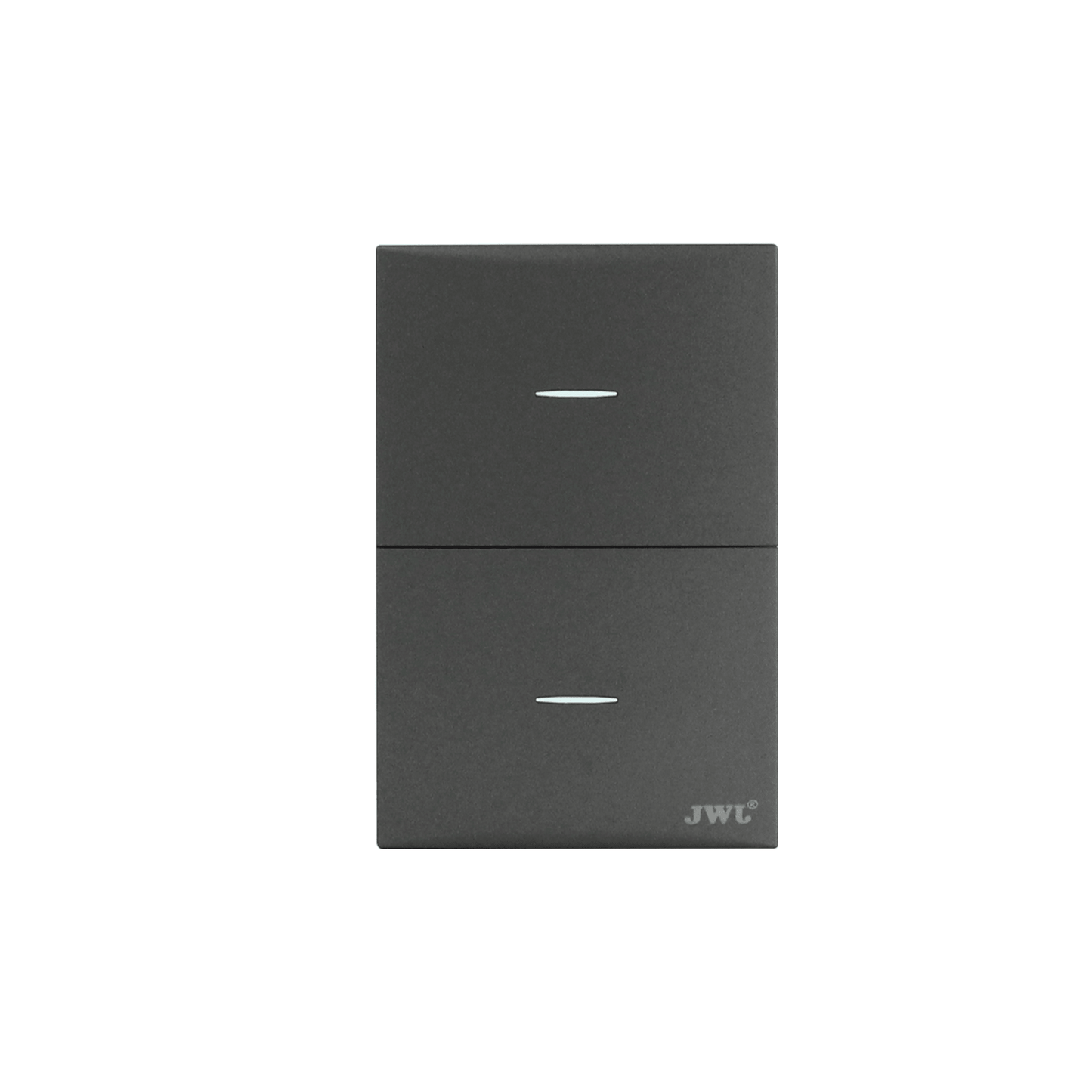 Placa con2 Interruptores Escalera 10 A 127 V 60 Hz.