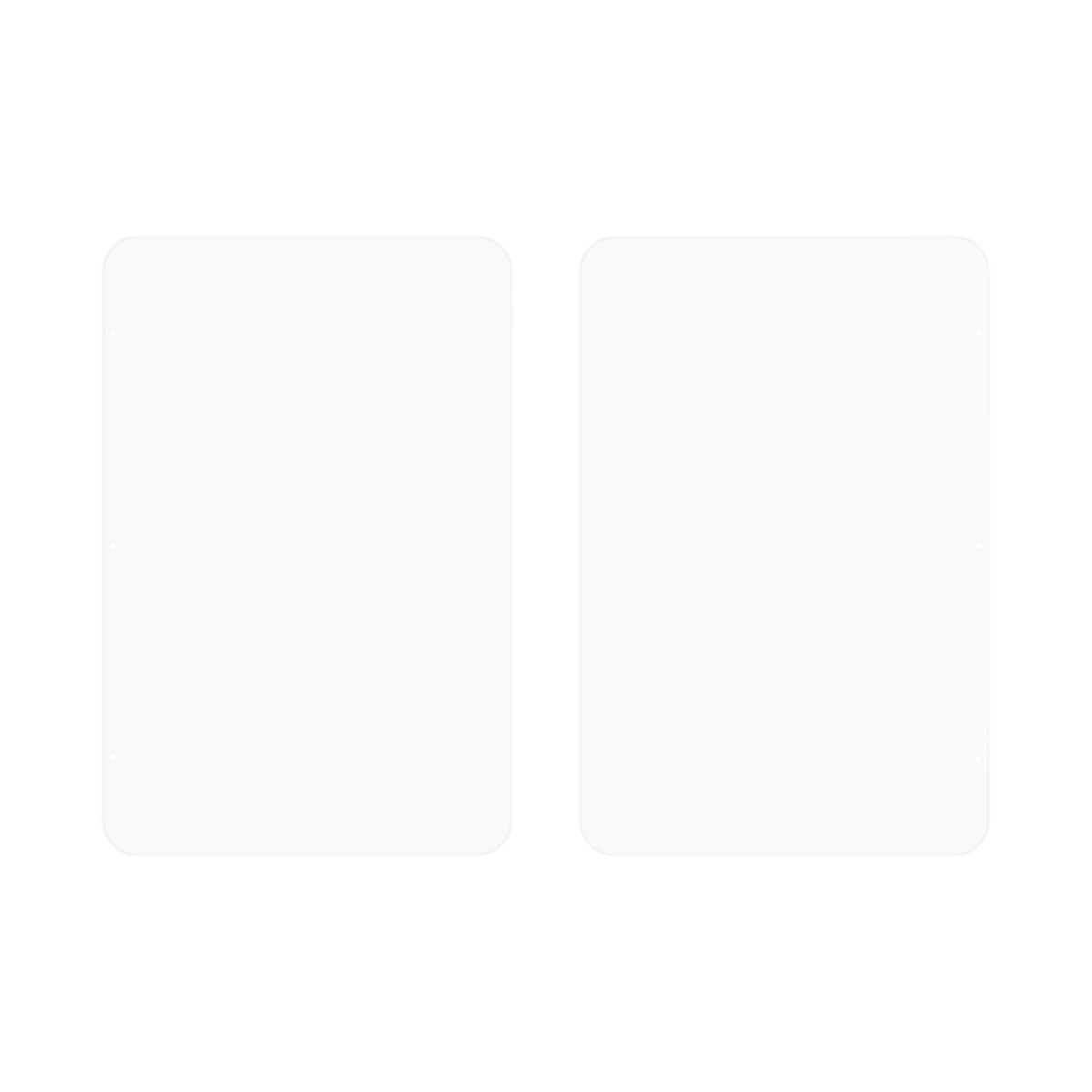 Kit de Repuesto (2 Piezas) de Aletas de Acrílico para Formar Carriles de 65 cms en Torniquetes Series DS-K3B530