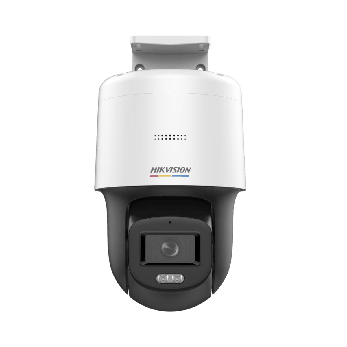 Domo PT IP 4 Megapixel / Lente 4 mm / Luz Blanca 30 mts / dWDR / PoE / IP66 / Micrófono y Bocina Interconstruido / Micro SD / Incluye Montaje de Pared y Techo