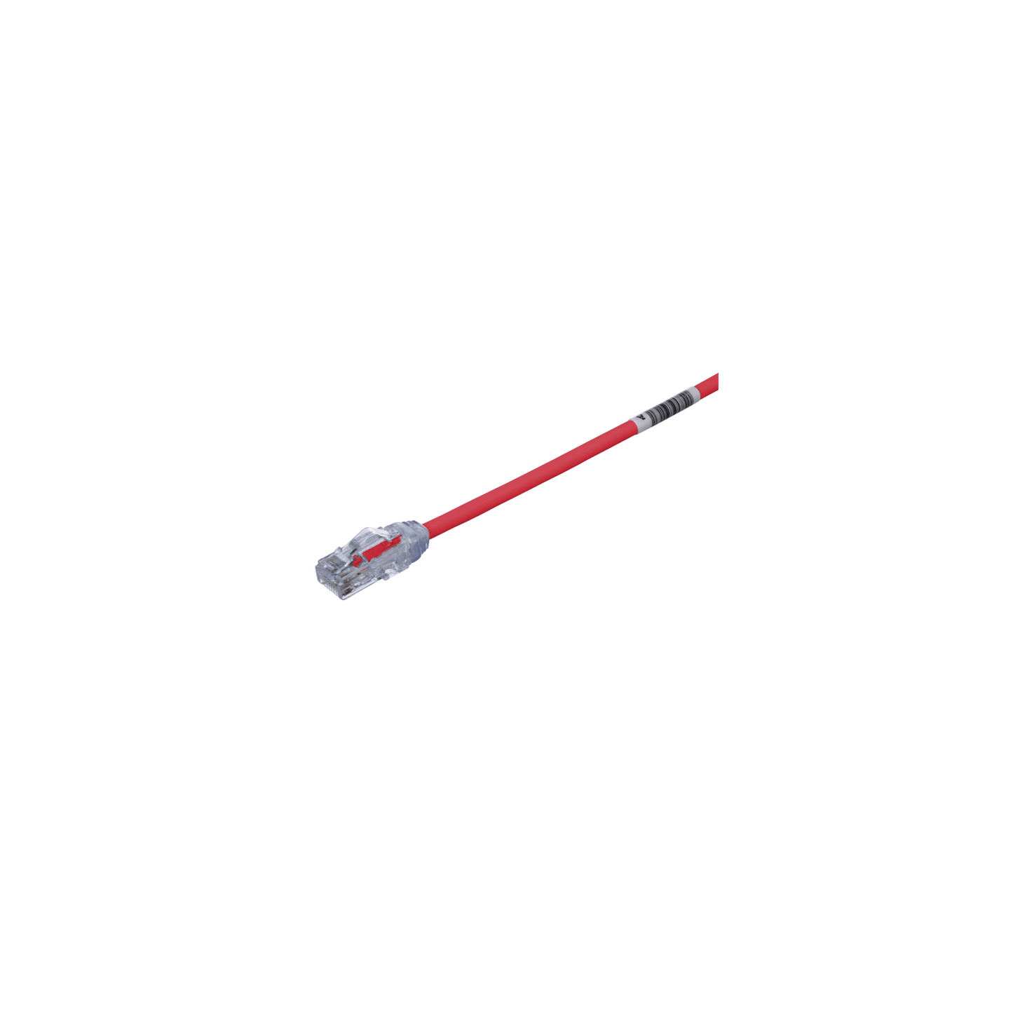 Cable de Parcheo UTP Cat6A, CM/LSZH, Di�metro Reducido (28AWG), Color Rojo, 4.57 Metros (15 Pies)