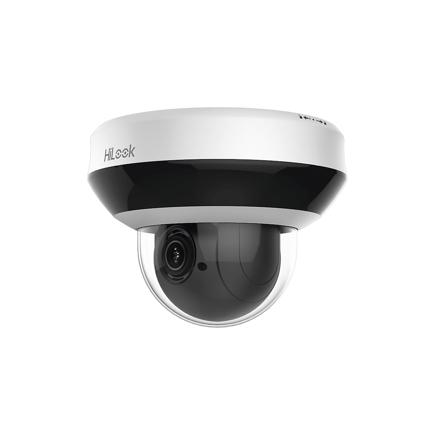 Mini PTZ IP 4 Megapixel / 4X Zoom / Audio Bidireccional / H.265+ / 20 mts IR EXIR / WDR 120 dB / PoE / IK10 / IP66 / Ultra Baja Iluminación / Micrófono Integrado / Micro SD