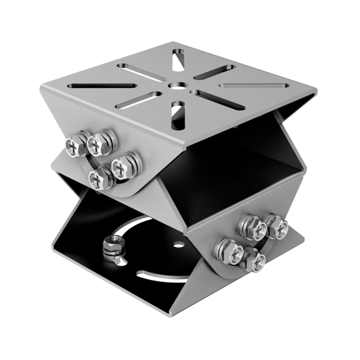 Montaje de Conexión PT para Cámaras IDS-TCM403 / Fabricado en Aluminio / Anticorrosivo