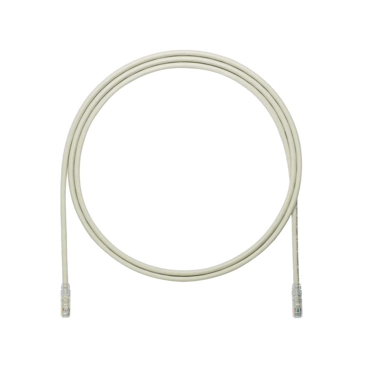 Cable de Parcheo UTP, Cat6A, 24 AWG, CM, Color Gris, 0.91 Metros (3 Pies)