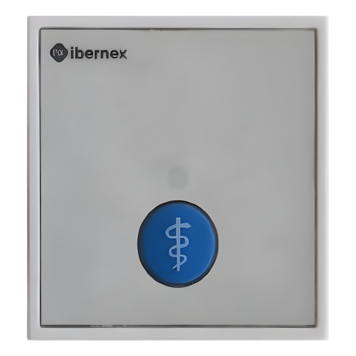 Módulo de Botón para Empotrar / 1 Tecla Iluminada con Realimentación Táctil y Audible / Lector RFID 125KHz Integrado / Comunicación RS485 / Señalización Luminosa de Estado de Alarma y Presencia Médic