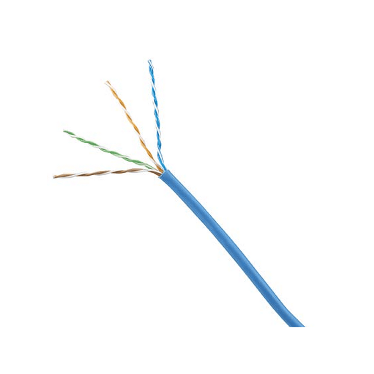Bobina de Cable UTP 305 Metros (1000 Pies) de Cobre, Azul, Categor�a 6 (24 AWG), 1000Mbps, LSZH (Bajo Humo, Cero Hal�genos), de 4 Pares