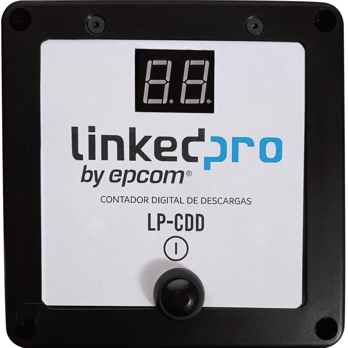 Contador Digital Descargas Atmosféricas / Pantalla Digital / IP65 Exterior / Batería 3V / Rango -20°C a 60°C / 120x120x60 mm (4.7x4.7x2.4 in)