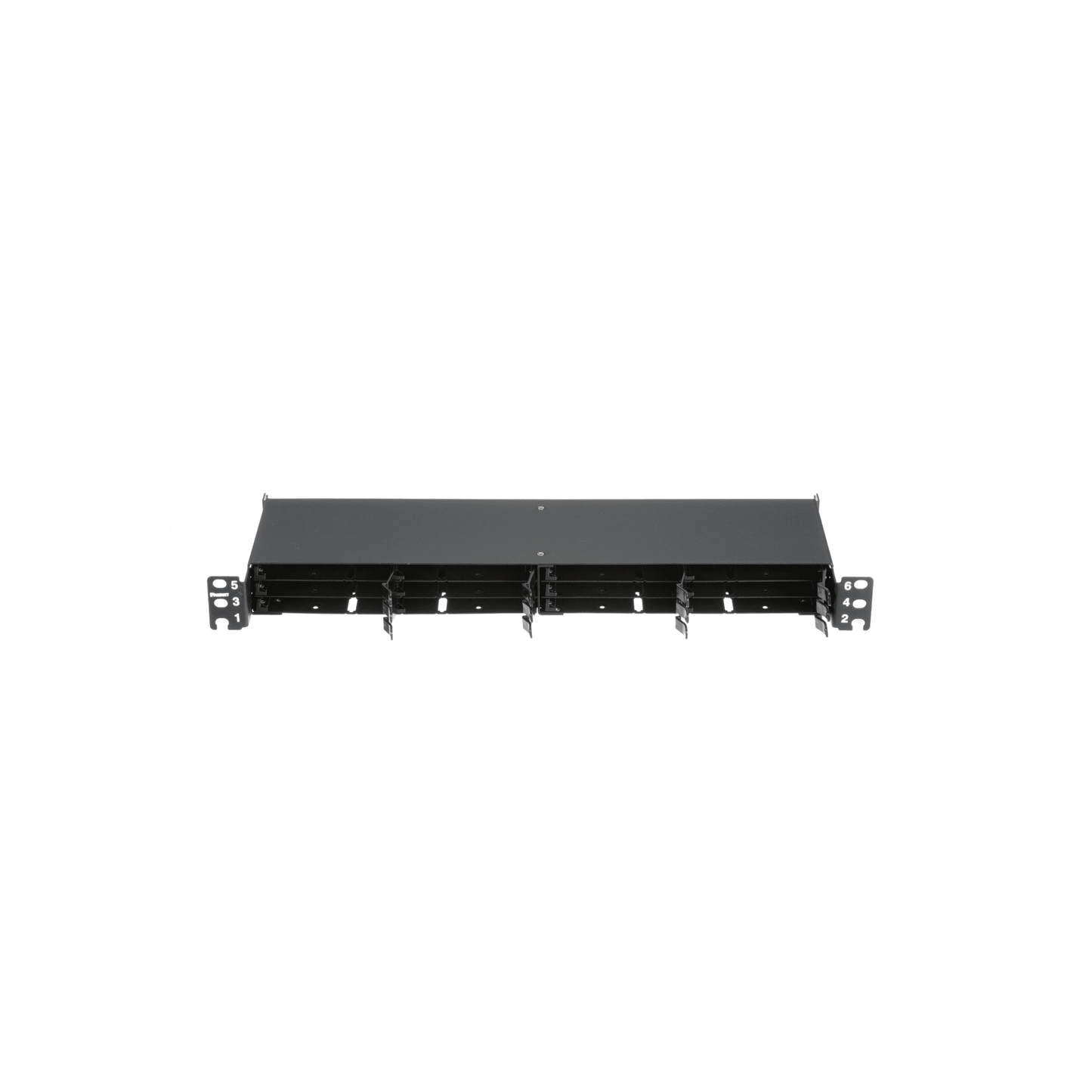 Panel de Distribuci�n de Fibra �ptica, Acepta 12 Cassettes HD Flex en 6 Espacios, Hasta 144 Fibras, 1 UR