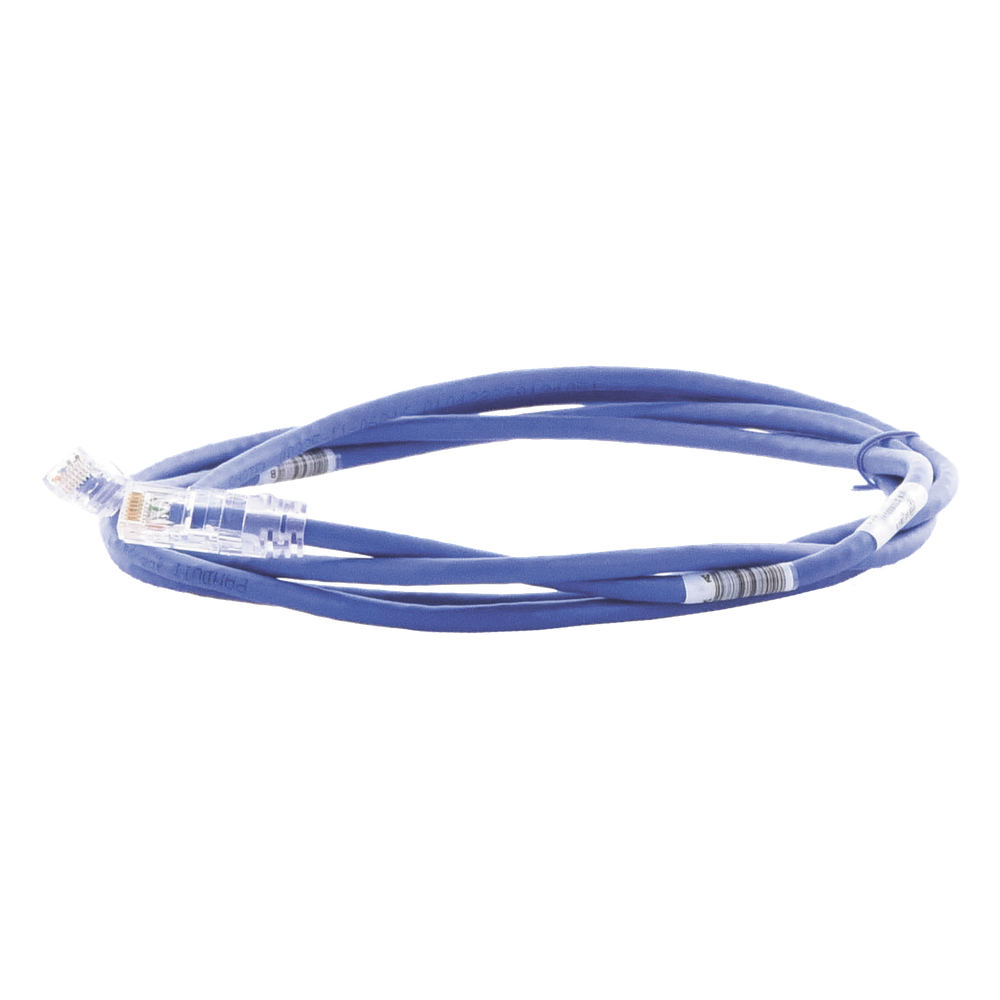 Cable de Parcheo TX6, UTP Cat6, 24 AWG, CM, Color Azul, 2.44 Metros (8 Pies)