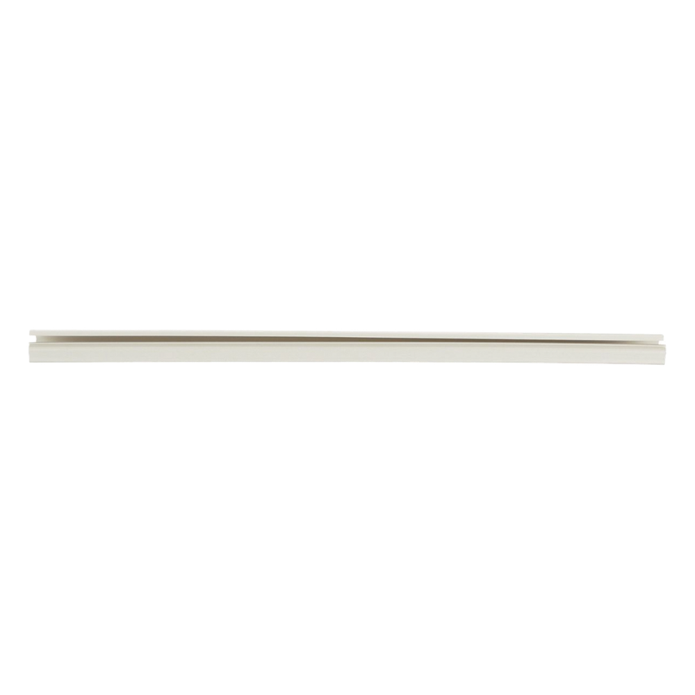 Canaleta LD10 de PVC rígido, con cinta adhesiva para instalación sin herramientas, de 38.4 x 24 x 3048 mm, Color Blanco Mate