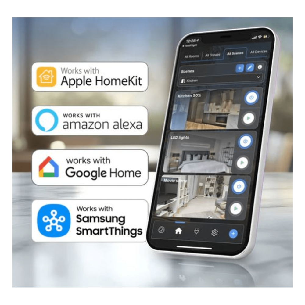 Adaptador PlugIn inalámbrico WIFI/ Nube P2P / Medición de consumo/ Soporta Google y Alexa / 15A