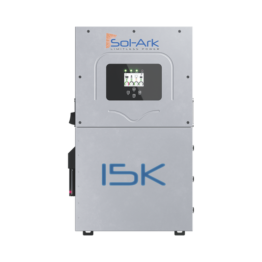 Inversor Hibrido SOL-ARK, 15 Kw, 220 Vcc, Fase Dividida, IP65, Entrada de Bater�as a 48 Vcc