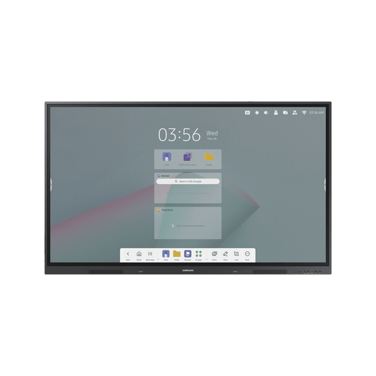 Pantalla Interactiva 75" / Resolución 4K UHD (3840x2160) / Táctil IR / Brillo 400 nits / Android 14 EDLA / WiFi y Bluetooth / Compatible VESA 800x400