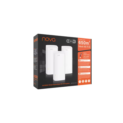 Sistema Mesh Wi-Fi 6 Tenda Nova MX12 (Paquete de 3)