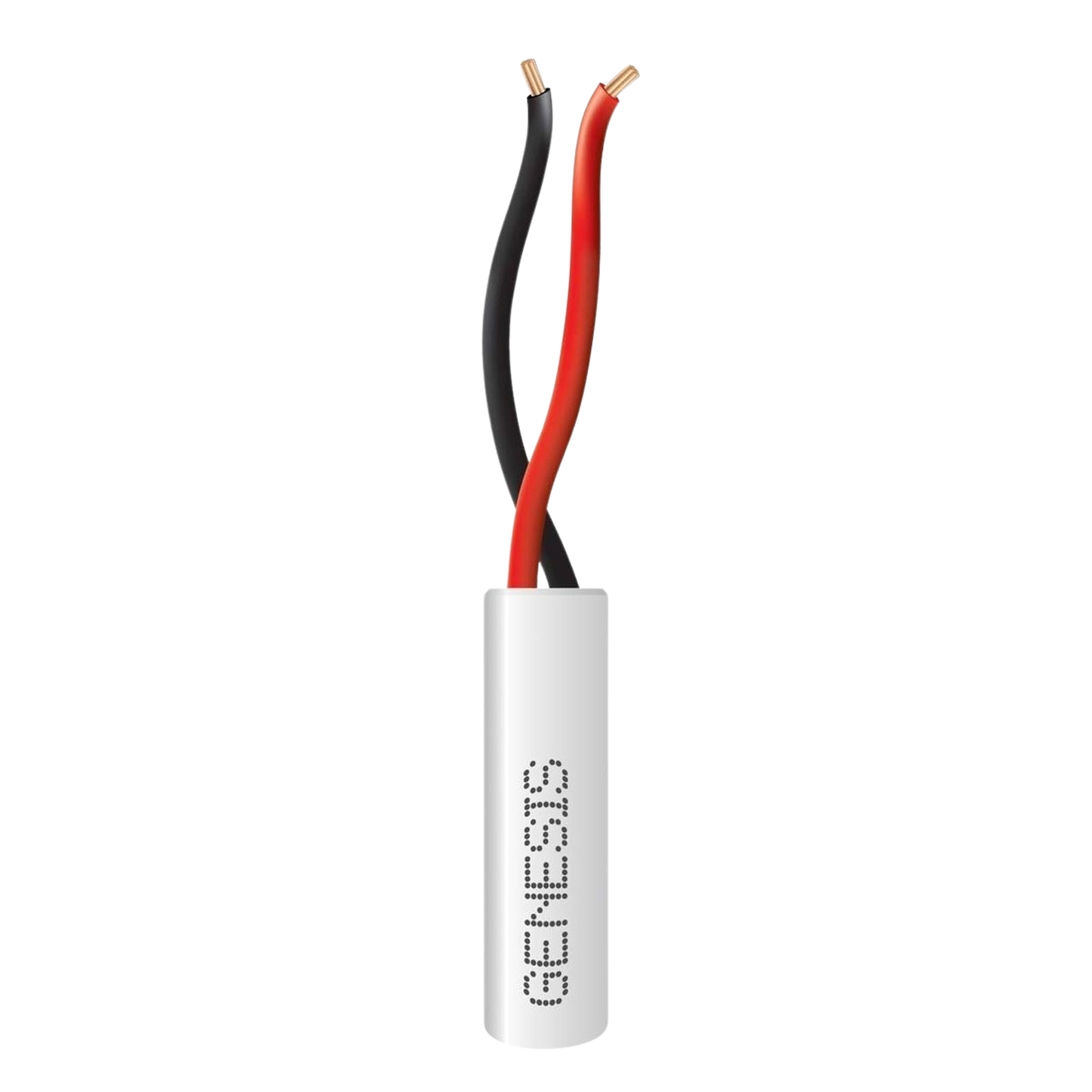 Bobina de 305 Metros (1000 Pies) de Cable / 2 x 22 AWG / Color Blanco / Riser / Para Sistemas de Intrusi�n y Automatizaci�n