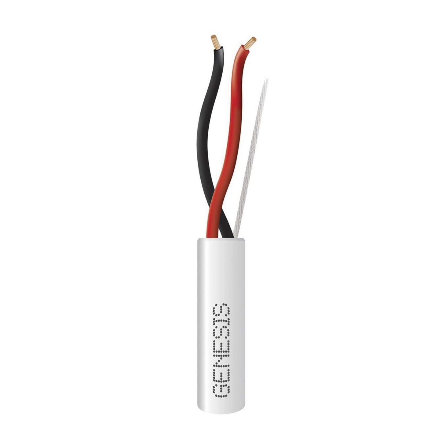 Bobina de 305 Metros (1000 Pies) de Cable / 2 x 16 AWG / Riser / Tipo CMR-CL3R / Color Blanco / Para Aplicaciones de Alarmas de Intrusi�n, Control de Acceso, Automatizaci�n, Interfonos y TV Porteros
