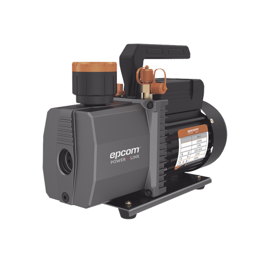 Bomba de vacío/ para aire acondicionado / 2 estados /  Motor de 1/2 HP / Voltaje 110 Vca / Acople de ingreso de 1/4" x 3/8" con válvula de retención integrada