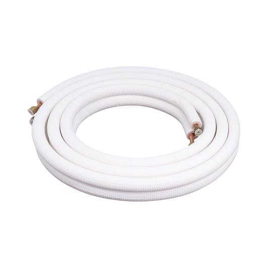 Kit de tubería / 1 / 4"  y 5 / 8 " / Capacidad para minisplit AUFIT / 2 a 3 Toneladas / Cinta aislante / Accesorios / Longitud de 4 metros