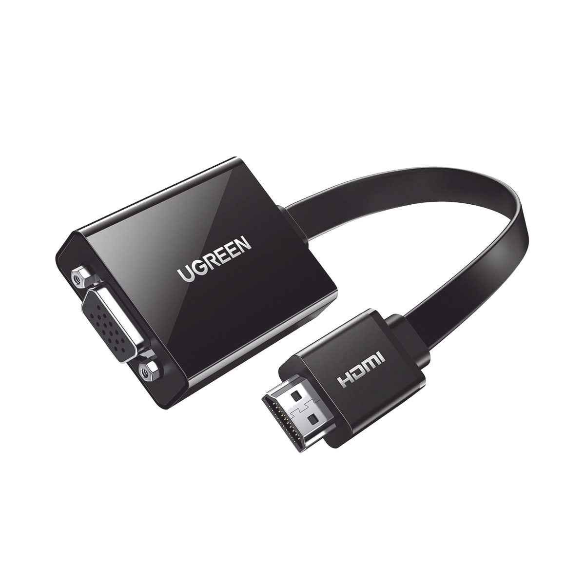 Adaptador HDMI a VGA / Resoluci�n 1080P / Audio 3.5mm / Con Puerto Micro USB para Alimentaci�n / Plug & Play / No Requiere Controlador / ABS / Flexible y Duradero