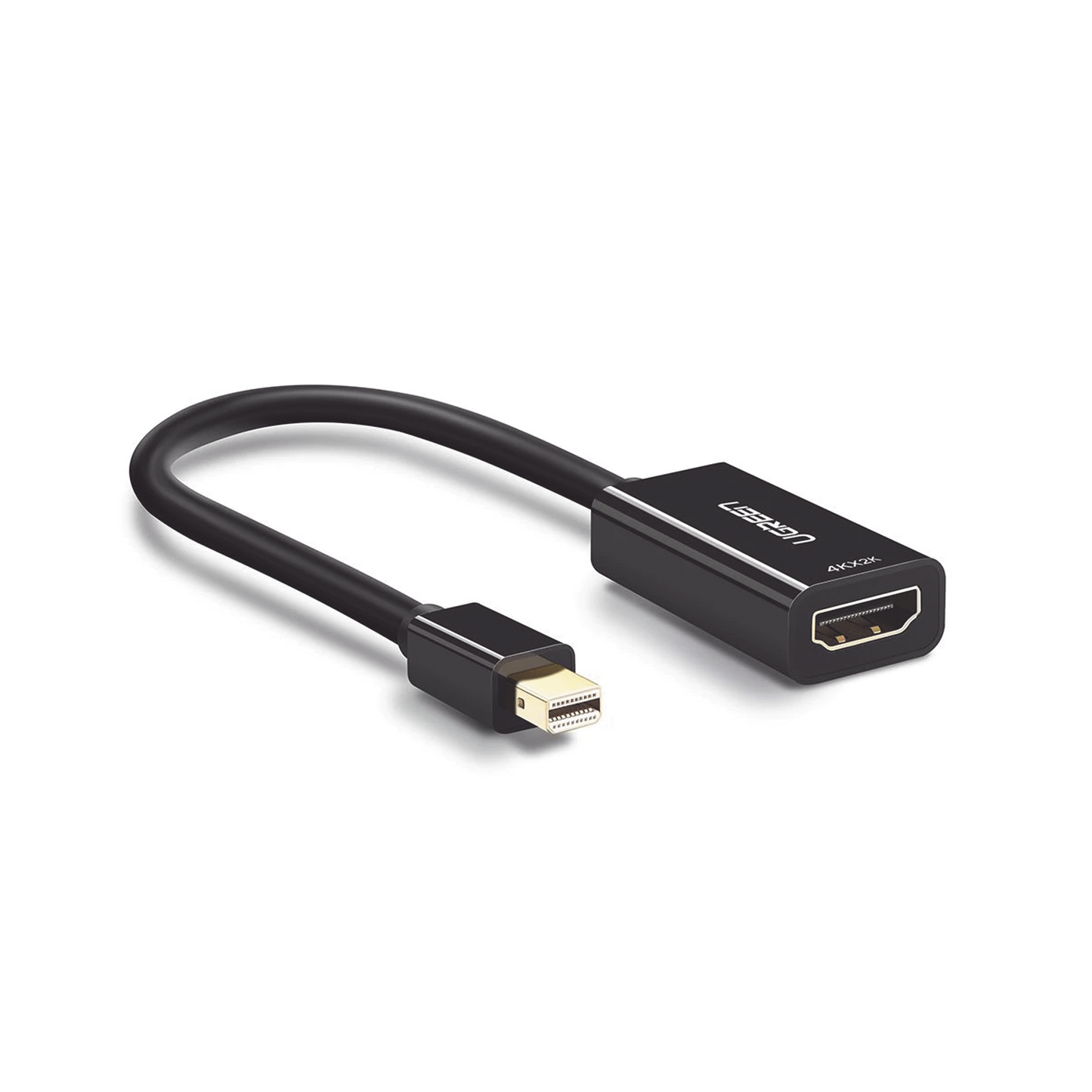 Convertidor Mini Display Port a HDMI / 4K@30Hz / Thunderbolt / Blindaje Interno M�ltiple / Carcasa ABS / Longitud de 25 cm (9.84 pulgadas)
