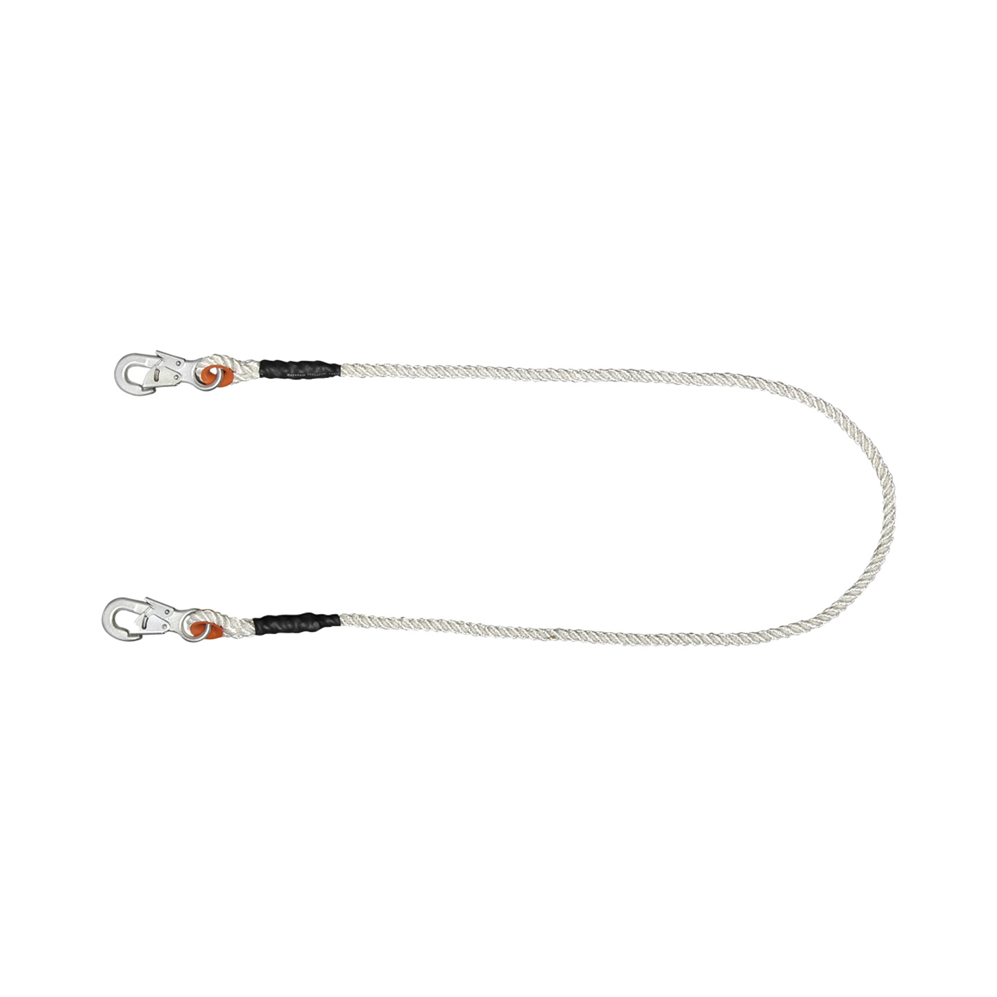 Cables de Protección con Cuerda de Polipropileno de 9/16'' Seguro Doble.