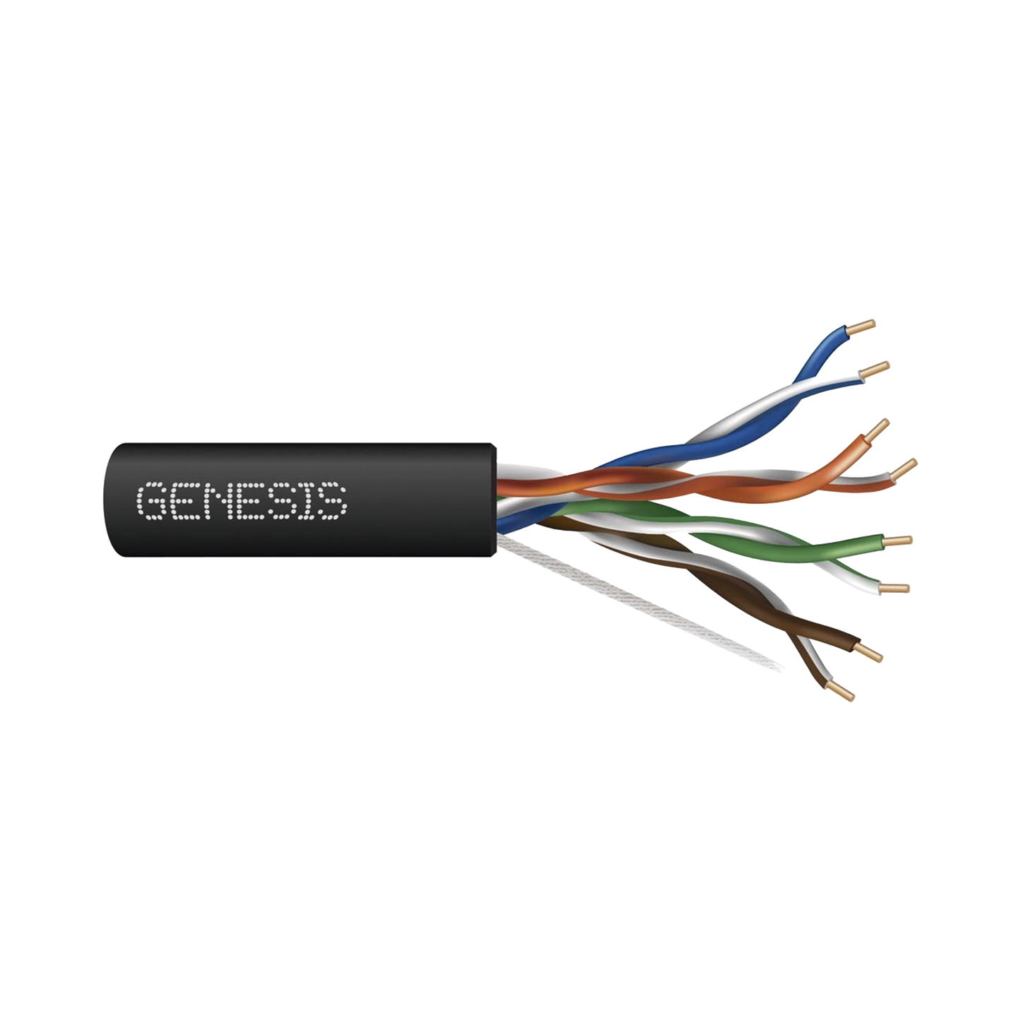 Bobina de Cable de 305 Metros (1000 Pies) UTP Cat6 RISER / Color Negro / UL, CMR SPNLS, Probado a 350 Mhz / Para Aplicaciones de CCTV, Redes de Datos, IP Megapixel, Control RS485