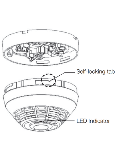 KIDDE F_KIROSD - Detector de humo Optico Inteligente Direccionable / con Rotary