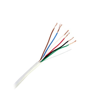 Bobina de 305 Metros (1000 Pies) / 6 x 22 AWG / Cable de Cobre / Tipo CMR / Para Interior / Para Aplicaciones de Control de Accesos / Alarmas de Intrusi�n / Automatizaci�n / Interfonos y TV Porteros