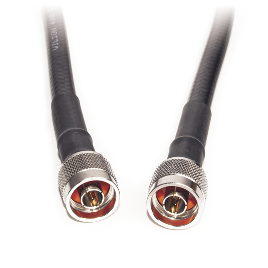 Jumper Coaxial con Cable Wilson-400 | Conector N Macho en los Extremos | 60 Cent�metros (23.62 Pulgadas) de Longitud