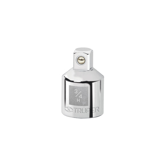 Adaptador para matraca de cuadro 3/4' a cuadro 1/2', Truper