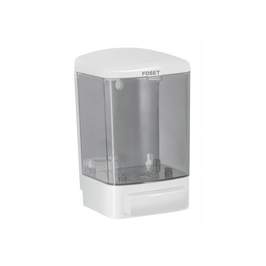 Dosificador para jabón líquido, blanco, Foset Basic
