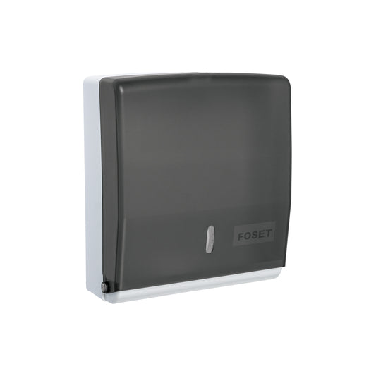 Dispensador de ABS para toallas de papel, humo, Foset