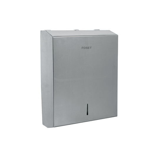 Dispensador de acero inox. para toallas de papel, Foset